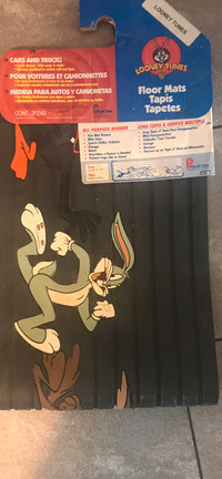 Car Mats Bugs Bunny and Coyote 