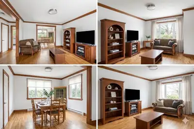Lot de boiseries architecturales en bois massif (Moulures), View more