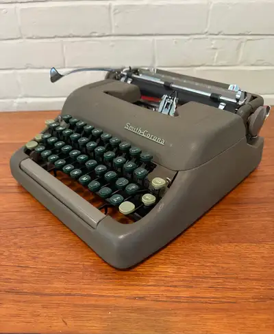 Smith Corona "Silent" Portable Typewriter- Vintage 1951, View more