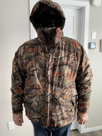 Cabelas Whitetail 3 in 1 Scent- Lok Jacket XL 