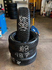 195/55/16	Set of 4 KumhoWinter Tires	Tread depth 8/32
