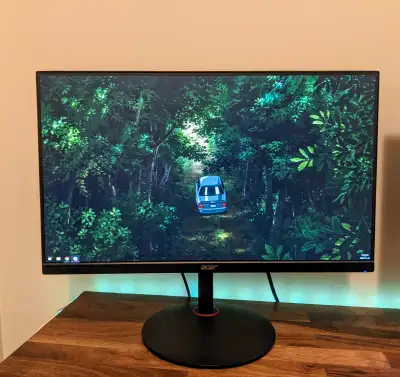 Acer Nitro Gaming Monitor 24 Inch FHD 165Hz 0.5ms GTG IPS, View more