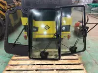 Case skid steer doors