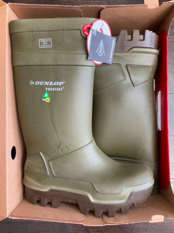 DUNLOP -50°C Purofort Thermo 14" rubber work boots Sz 10 in Men's Shoes in Oakville / Halton Region