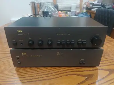 NAD pre & power amp vintage, View more