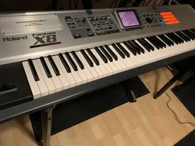 Roland Fantom X8 Synthesizer Workstation w/SRX Cards, View more