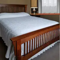 3 PIECE - QUEEN COMPLETE SET - Bed Frame, -Mattress--$150 - $350