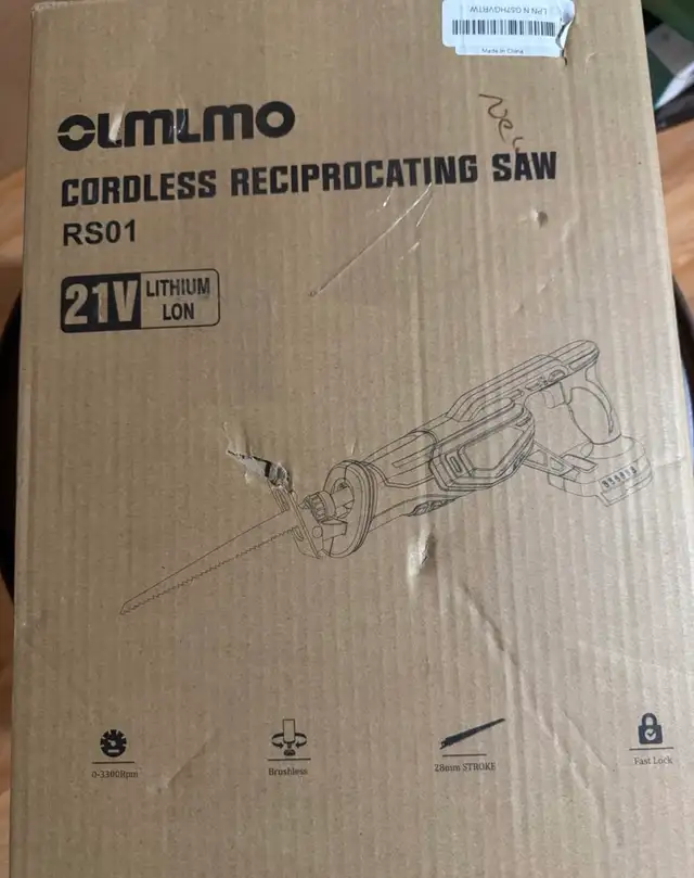 CORDLESS RECIPROCATING SAW. Olmlmo in Power Tools in London - Image 2