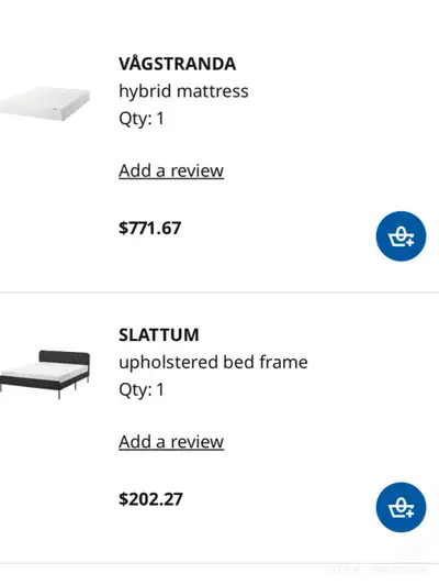 [BRAND NEW] IKEA Queen Bed Frame, View more