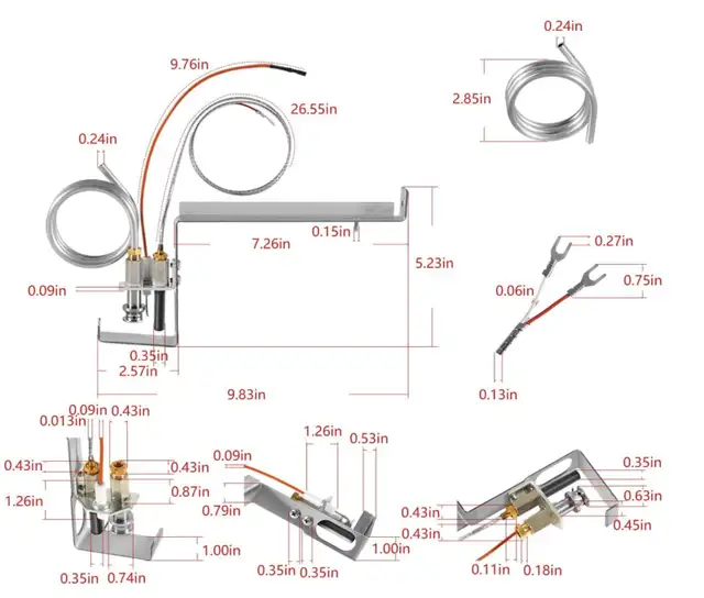 HAXPLT1931 Natural Gas Pilot Assy - Hayward H-Series Millivolt in Hot Tubs & Pools in Windsor Region - Image 6