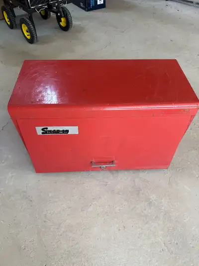 Authentic 1970’s vintage Snap On tool chest 25” wide, 15.5” tall, 12” deep Heavy duty thick steel Al...