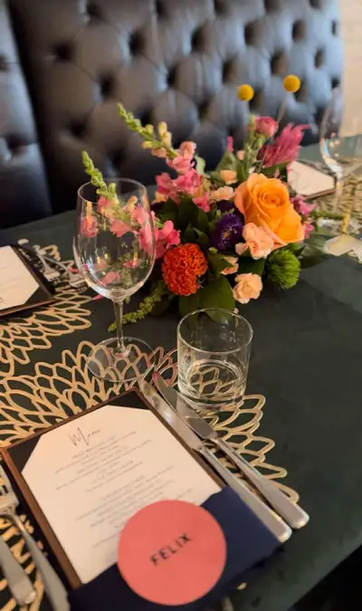 88 gold vinyl placemats used instead of chargers and wedding. Clean and ready to go.
