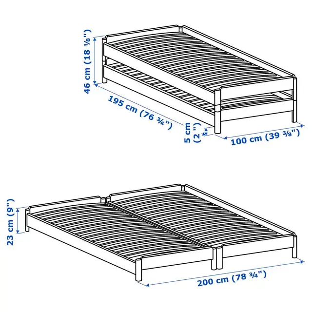 IKEA Utaker Stackable Beds563811991820718084