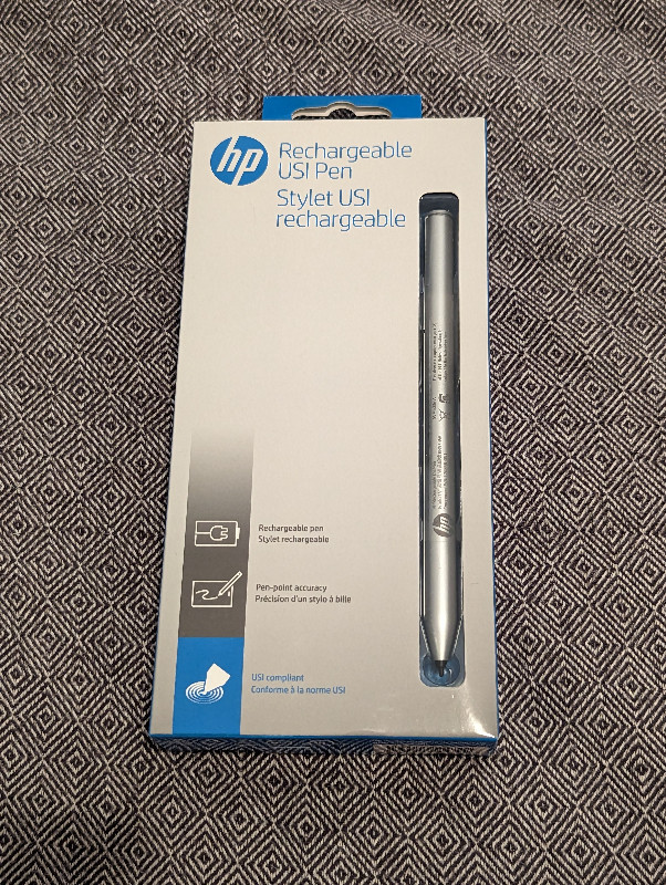 New HP Rechargeable USI Pen for Chromebooks w/ 2 Tips (8NN78AA) in Laptop Accessories in City of Toronto