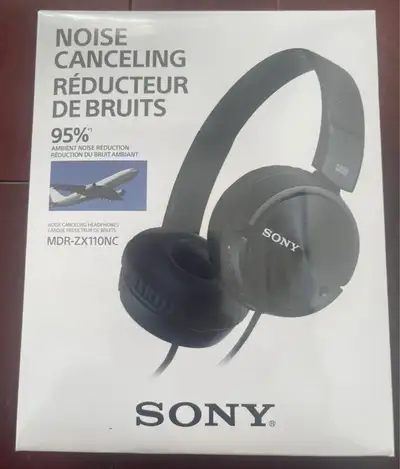 Sony MDRZX110NC Noise Cancelling Headphones , View more