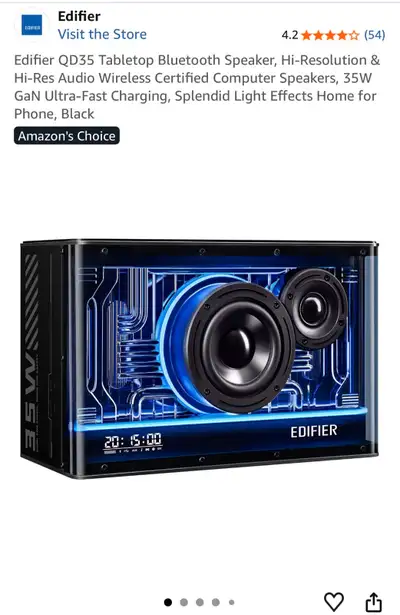 Edifier QD35 Tabletop Bluetooth Speaker, View more