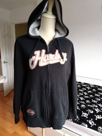 vintage harley davidson zip up hoodie! size womens medium