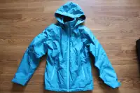 Helly Hansen fleece-lined women's rain jacket (women's small)