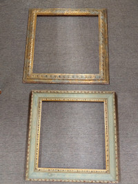Antique Frame Gold ornate gesso Wooden