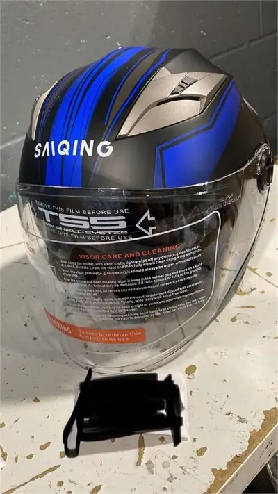 XL Blue Motorcycle helmet, View more