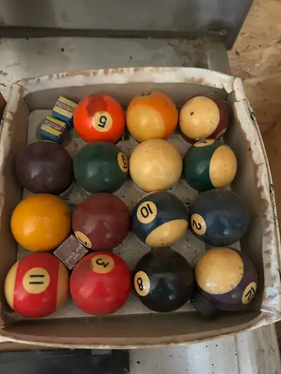billiard or pool balls, View more
