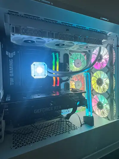 RTX 3060 Ti Gaming PC (White RGB Build), View more
