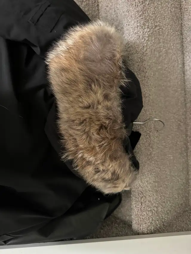 Men’s XS Canada Goose Expedition Parka Black with Fur in Men's in Calgary - Image 3