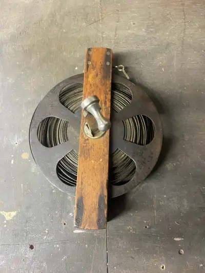 Vintage , electrical fish tape for sale. Excellent condition!