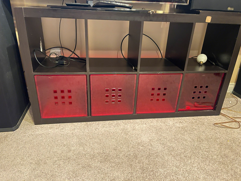 IKEA KALLAX BLACK SHELVING UNIT120.00 Bookcases & Shelving Units