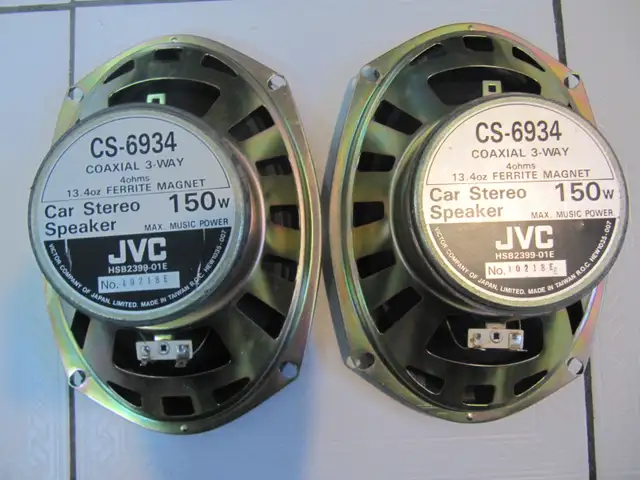 Vintage JVC Model CS-6934 6x9 Car Stereo Speakers NEW Cir 1980s in Speakers in Mississauga / Peel Region - Image 5