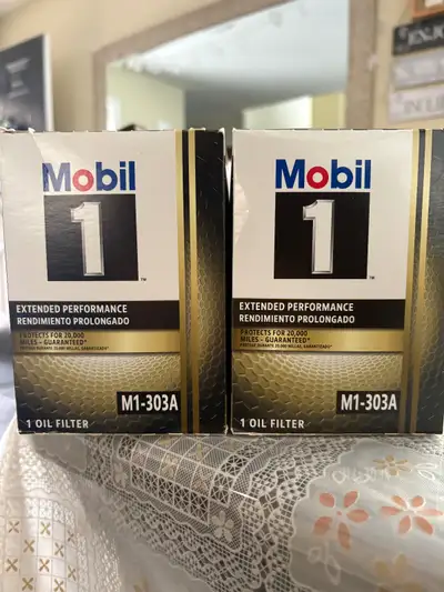 Oil Filter Mobil M1-303 A Extended Performance. These are new . They mostly fit Chevy and GMC Trucks...