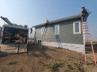 Siding, roofing and eavestrough
