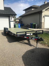 2020. PJ trailer. 18’ deck. 2x5000 lbs axles 