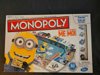 Like new despicable me monopoly board game, comes complete in bo