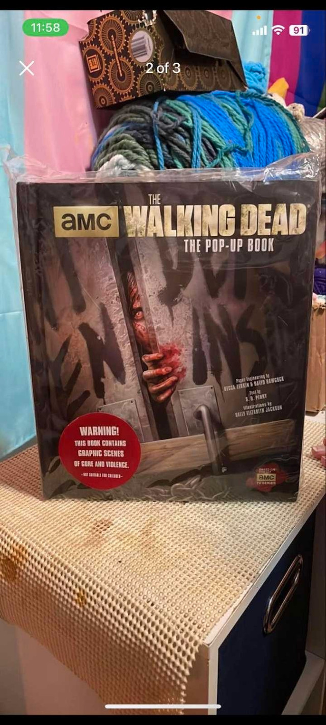 Walking dead pop up book in Other in Napanee
