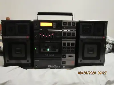 sony fh-7 III boombox mini system, View more