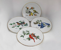Four John James Audubon Birds Porcelain Plates