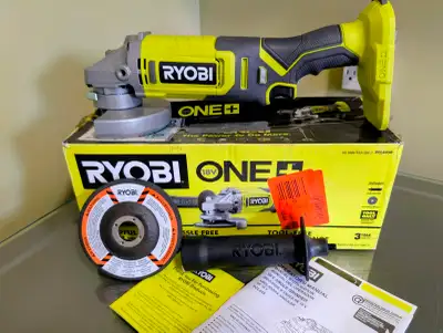 RYOBI PCL445B Cordless Angle Grinder, View more