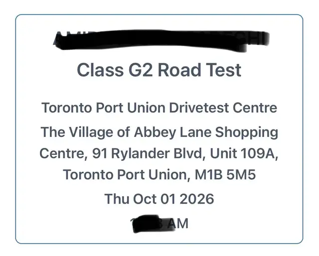 ROAD TEST EXPRESS G/G2 BOOKING, DRIVE CLASSES585553363810406403