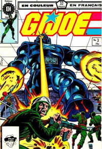 ÉDITIONS HÉRITAGE G.I.JOE # 3 / 1982 / COMME NEUF TAXE INCLUSE