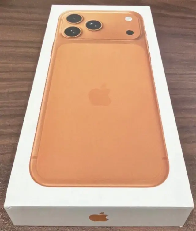 iPhone 17 Pro Max Cosmic Orange 256 GB. New In Box. Right from A