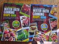 2 water bath canning cookbooks