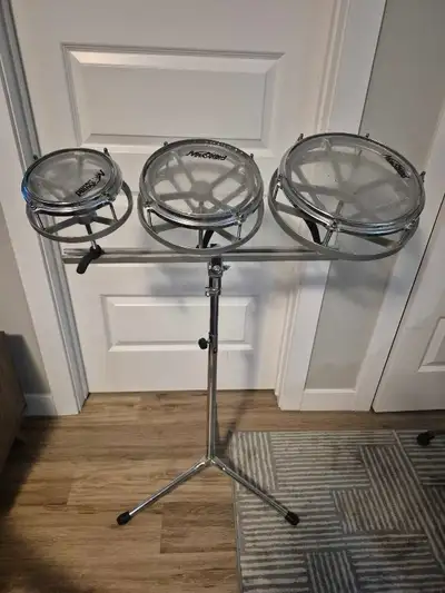 Roto Toms w/Dixon stand, View more
