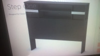 Step One - Full Bookcase Headboard black