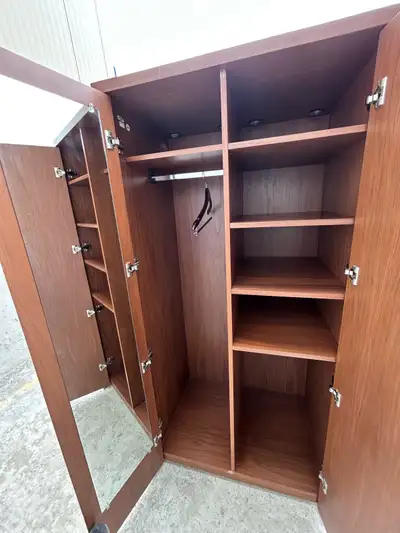 Real Wood Wardrobe 36" wide x 24 deep" x 72" tall (Delivery Inc), View more