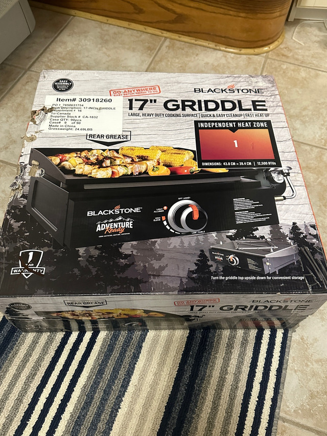 Brandnew Blackstone Adventure Ready 17" Tabletop Outdoor Griddle in BBQs & Outdoor Cooking in Mississauga / Peel Region - Image 2