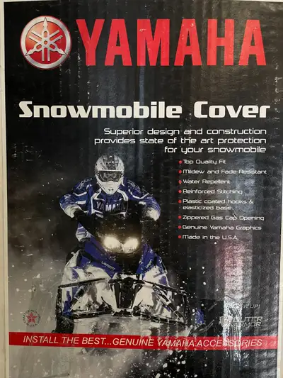 Selling four authentic Yamaha snowmobile covers in new condition. Heavy-duty, weather-resistant mate...