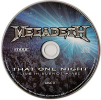 Megadeth - That One Night Live In Buenos Aires CDs