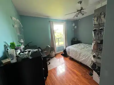 Two private furnished bedrooms available for sublet - female one person per room One basement room w...