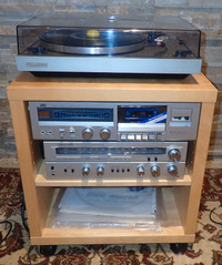 Stereo Set Turntable/Amp/Tape Deck Realistic JVC CEC